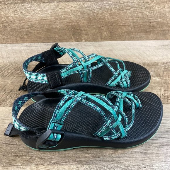 Chaco Shoes - Chaco ZX/3 Classic Sandals Womens Sz 6 Light Teal Green Blue Water Hiking Shoes
